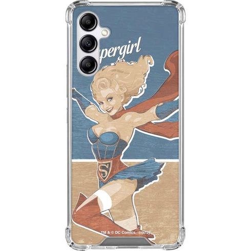 DC Comics Bombshells Supergirl Galaxy A15 5G Clear Case